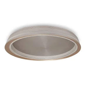 Plafón LED Albanel oro rosa cepillado