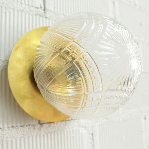 Aplique Plato Retro Laton Grande Tallada