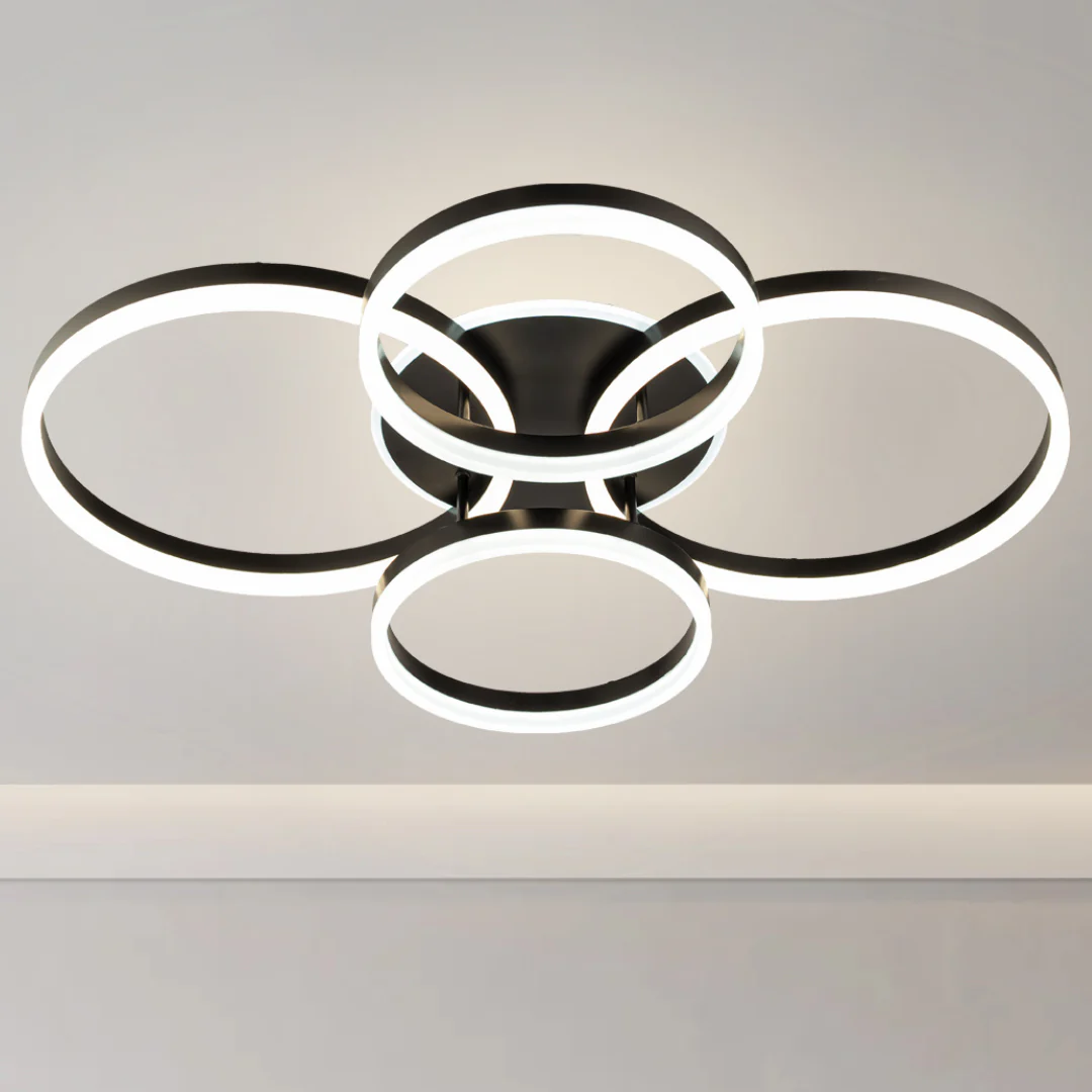 Lámpara de Techo LED 4 Aros Ledi - FL645-4C