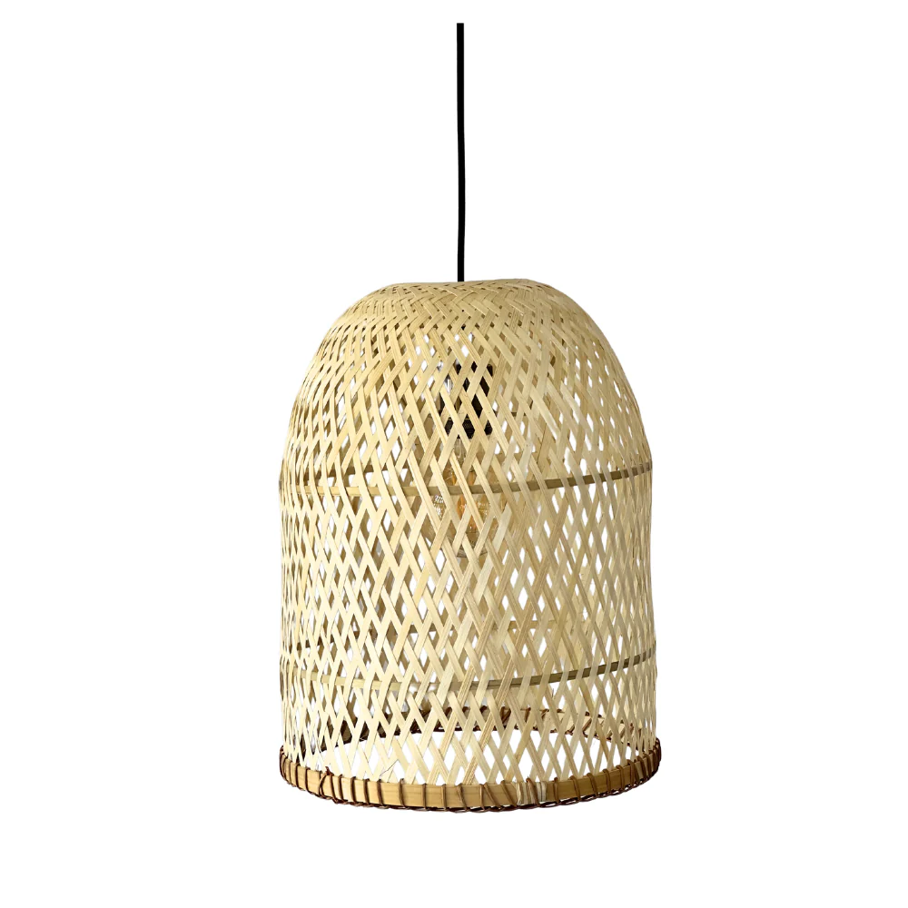 LAMPARA COLGANTE BAMBU COPPES