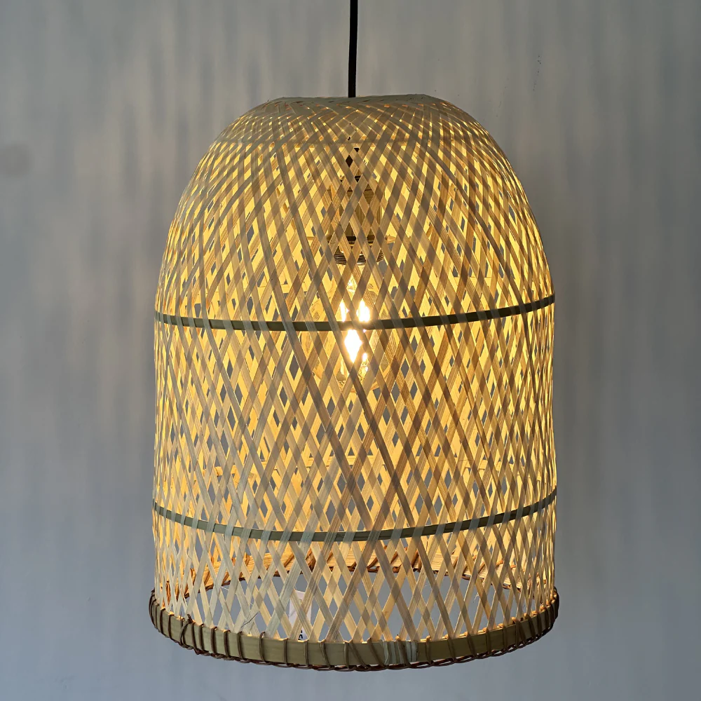 LAMPARA COLGANTE BAMBU COPPES - Imagen 3