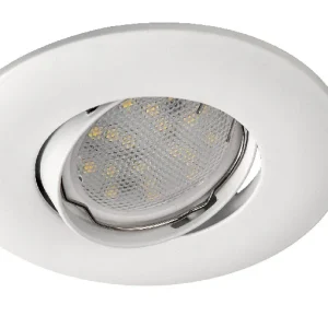 Foco empotrable LED de aluminio redondo orientable
