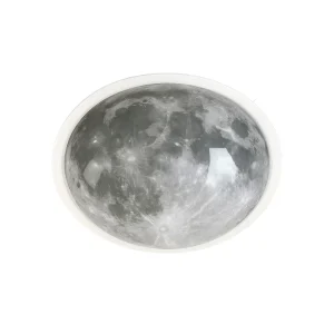 Plafón ATMOS MOON – Diseño Luna, LED regulable con mando y 3 tonos (Ø50 cm)