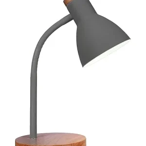 Flexo NORDIC metal y madera – Casquillo E27, cabezal orientable (6 colores)