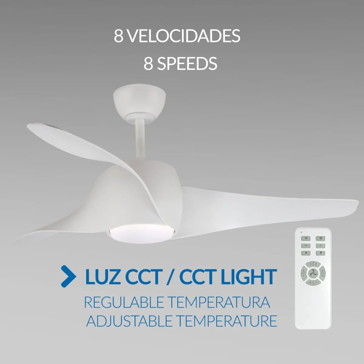 Ventilador de Techo Led Blanco Fanton - Imagen 4