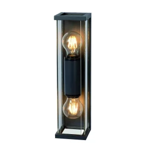 Aplique de pared modelo Meribel con diseño industrial y doble luz