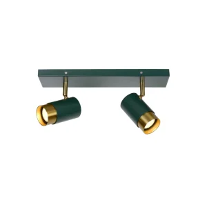 BARRA DIRECCIONAL FLORIS VERDE 2xGU10