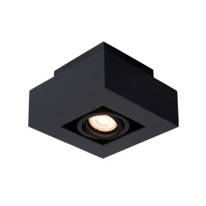 LAMPARA DE TECHO DIRECCIONAL XIRAX NEGRO LED 1xGU10