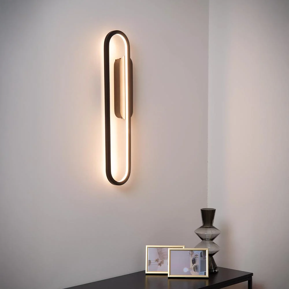 APLIQUE THELMA NEGRO LED DIMEABLE LED 22W CÁLIDO - Imagen 3