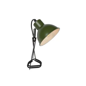 LAMPARA FOCO PINZA MOYS VERDE 1XE27