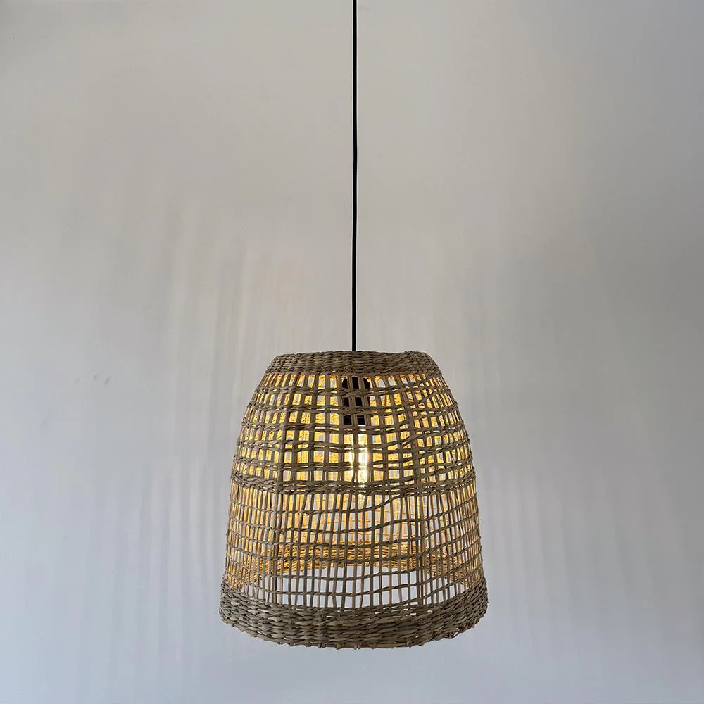 LAMPARA COLGANTE FIBRA MARINA NATURAL Ø 35x32cm - Imagen 4
