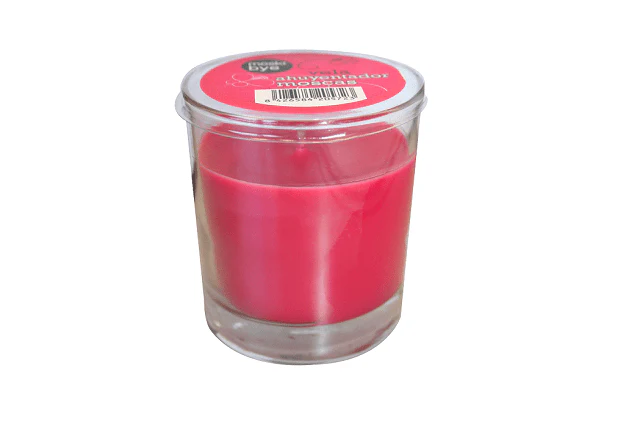 Vela repelente moscas tarro vidrio Moski Bye - Flower - Imagen 2