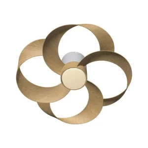 Ventilador de Techo LED Rose con Motor DC Silencioso, Luz Regulable y Mando a Distancia en distintos acabados